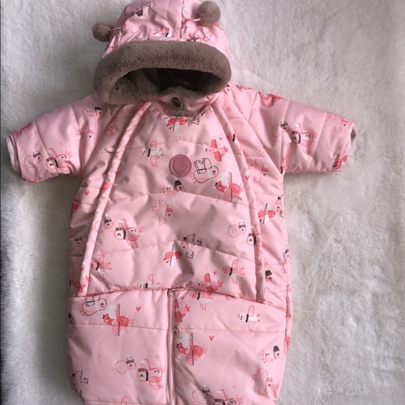 Souris Mini 3-6 month pink snowsuit - Picture 11 of 11